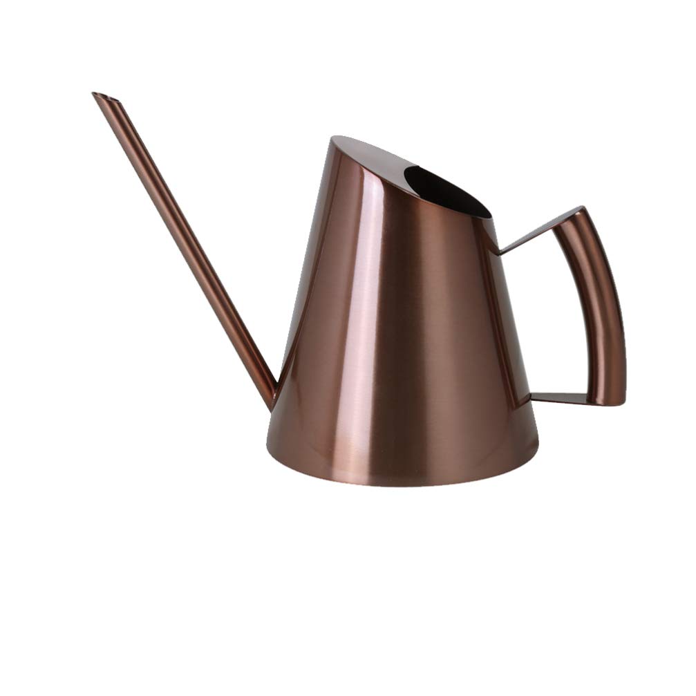 Galvanized Indoor Watering Can with Long Spout - Modern Plant Watering Pot for Houseplants, Flowers & Garden - Antique Style Child-Friendly Watering Kettle with Ergonomic Handle (Perfect for Indoor Plants, Balcony Gardens & Delicate Flower Care)