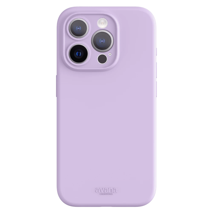 Avana Velvet Magnetic Case for iPhone 15 Pro Lavender - Premium Soft Touch Protection for Everyday Use & Special Occasions