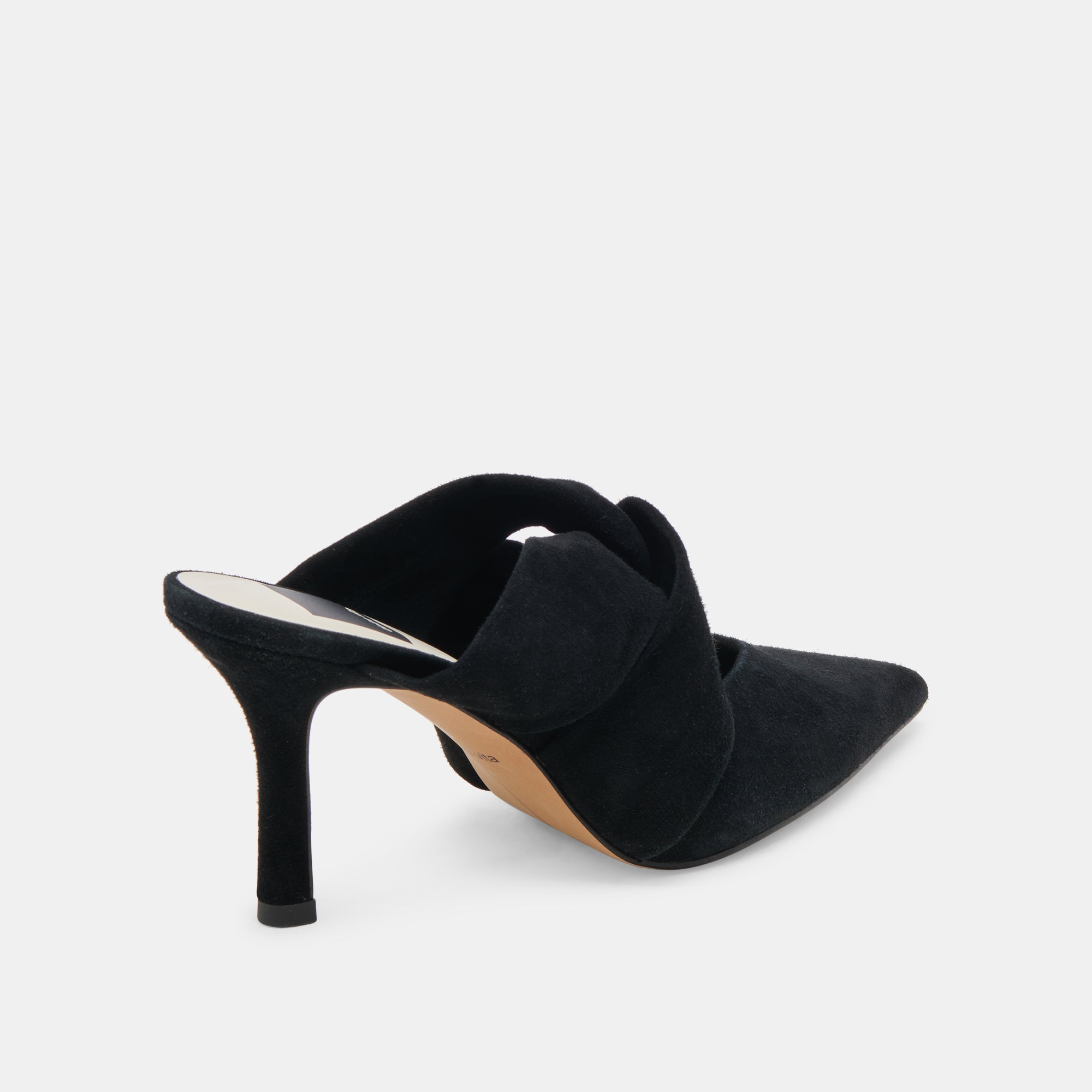 KELSY Women's Onyx Suede High Heels - Elegant Pointed Toe Pumps for Office, Party & Evening Wear - Comfortable Dress Shoes for Women