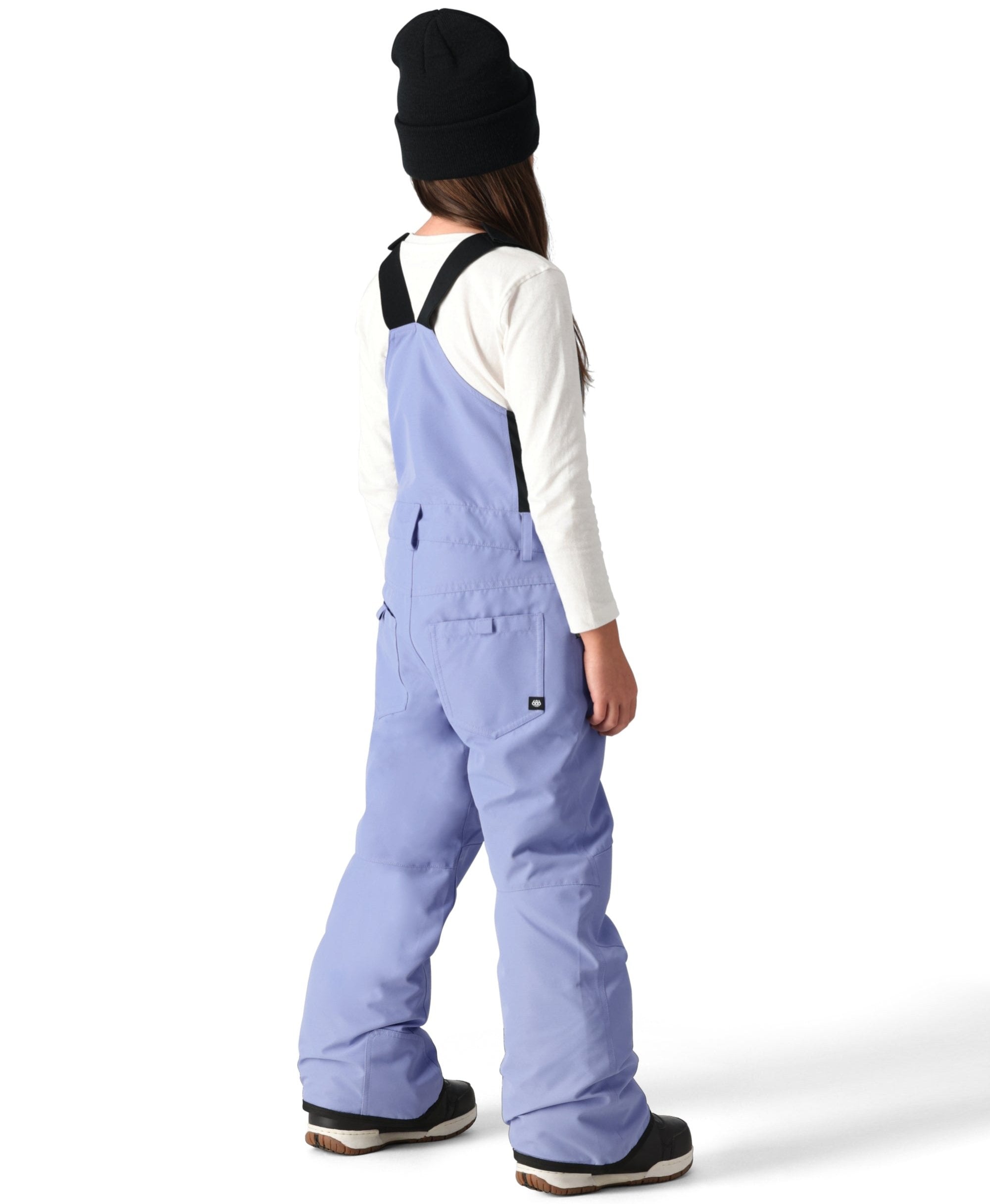 686 Girl's Sierra Insulated Bib Snow Pants - Waterproof Winter Snowsuit for Kids 2025 | Perfect for Skiing, Snowboarding & Outdoor Winter Activities