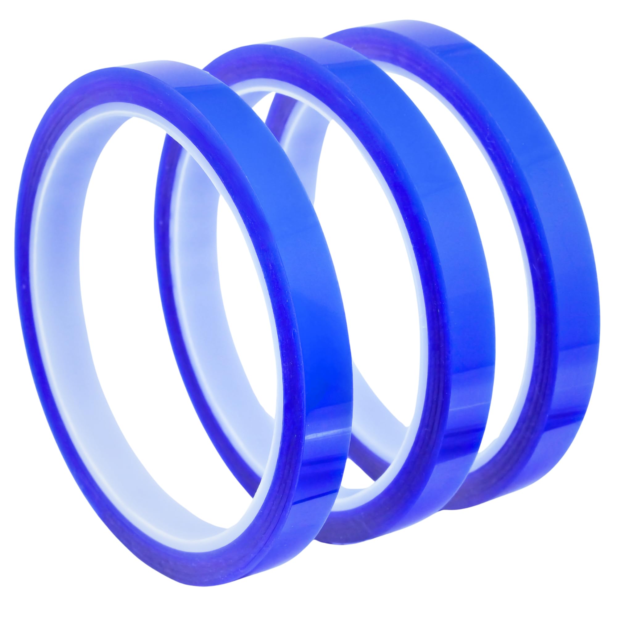 Echomerx 10mm x 33m (108 ft) Blue High Temperature Resistant Tape - 3