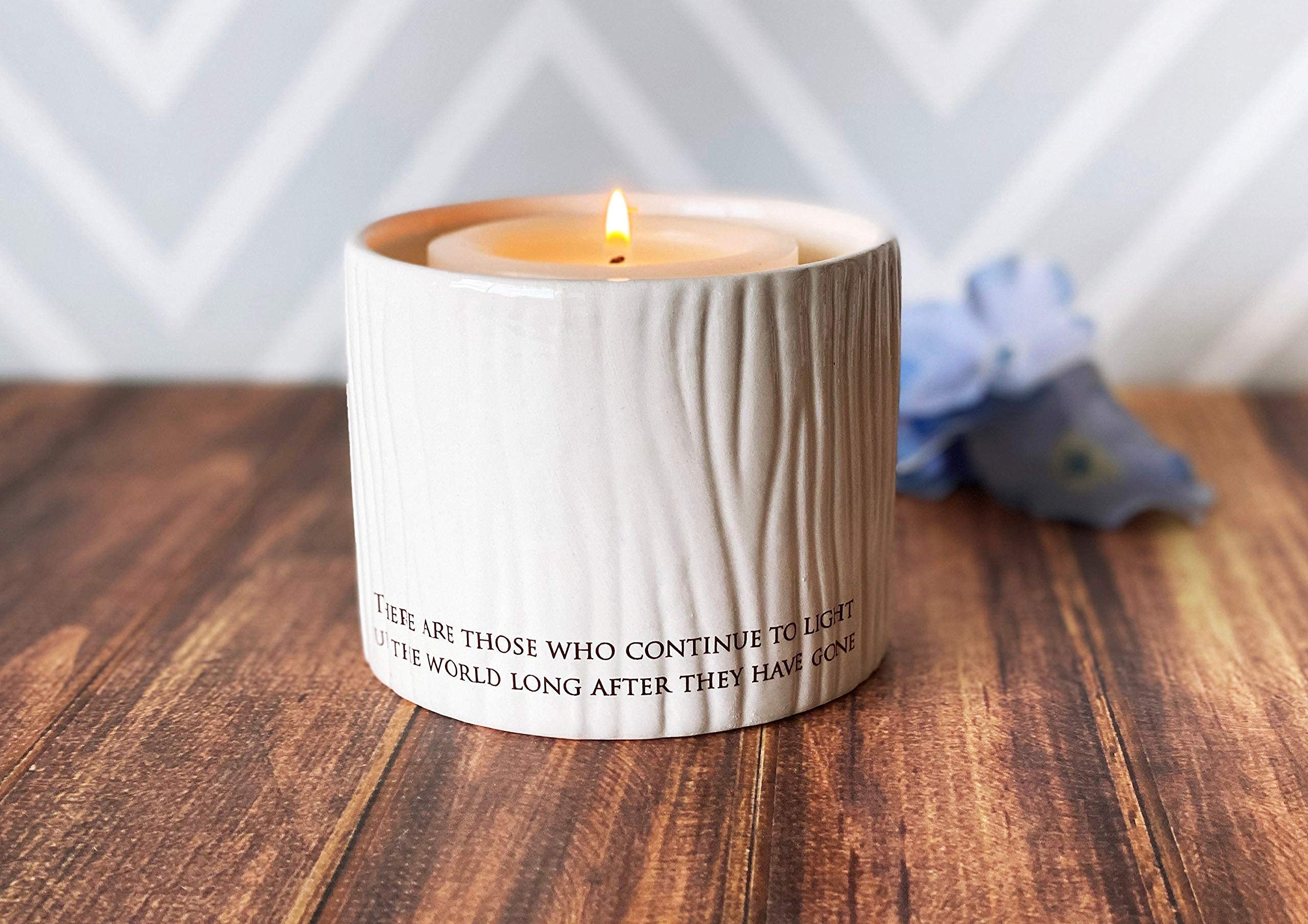 Sympathy Gift Set - Memorial Candle, Votive & Vase for Loved Ones | Thoughtful Bereavement Gift for Funerals, Memorials & Comforting the Grieving