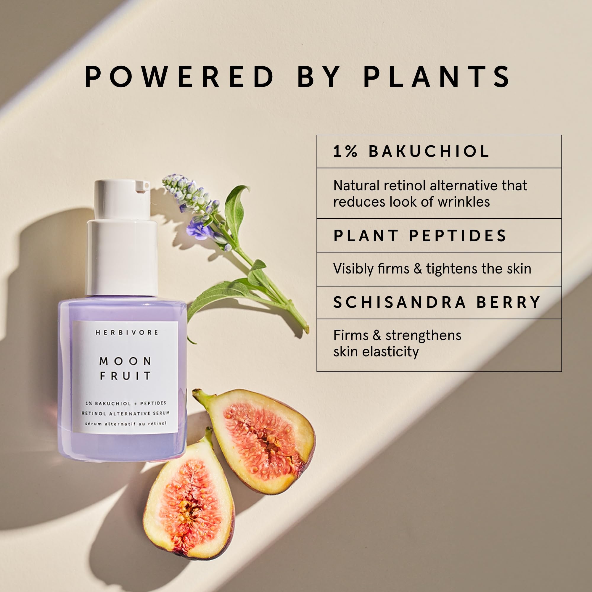 HERBIVORE Wrinkle-Fighting Skincare Set – MOON FRUIT 1% Bakuchiol & Peptides Serum + PHOENIX Rosehip Anti-Aging Face Oil – Vegan, Cruelty-Free Plant-Based Formula for Smoother, Youthful Skin | Perfect for Night Routine & Dry Skin Care