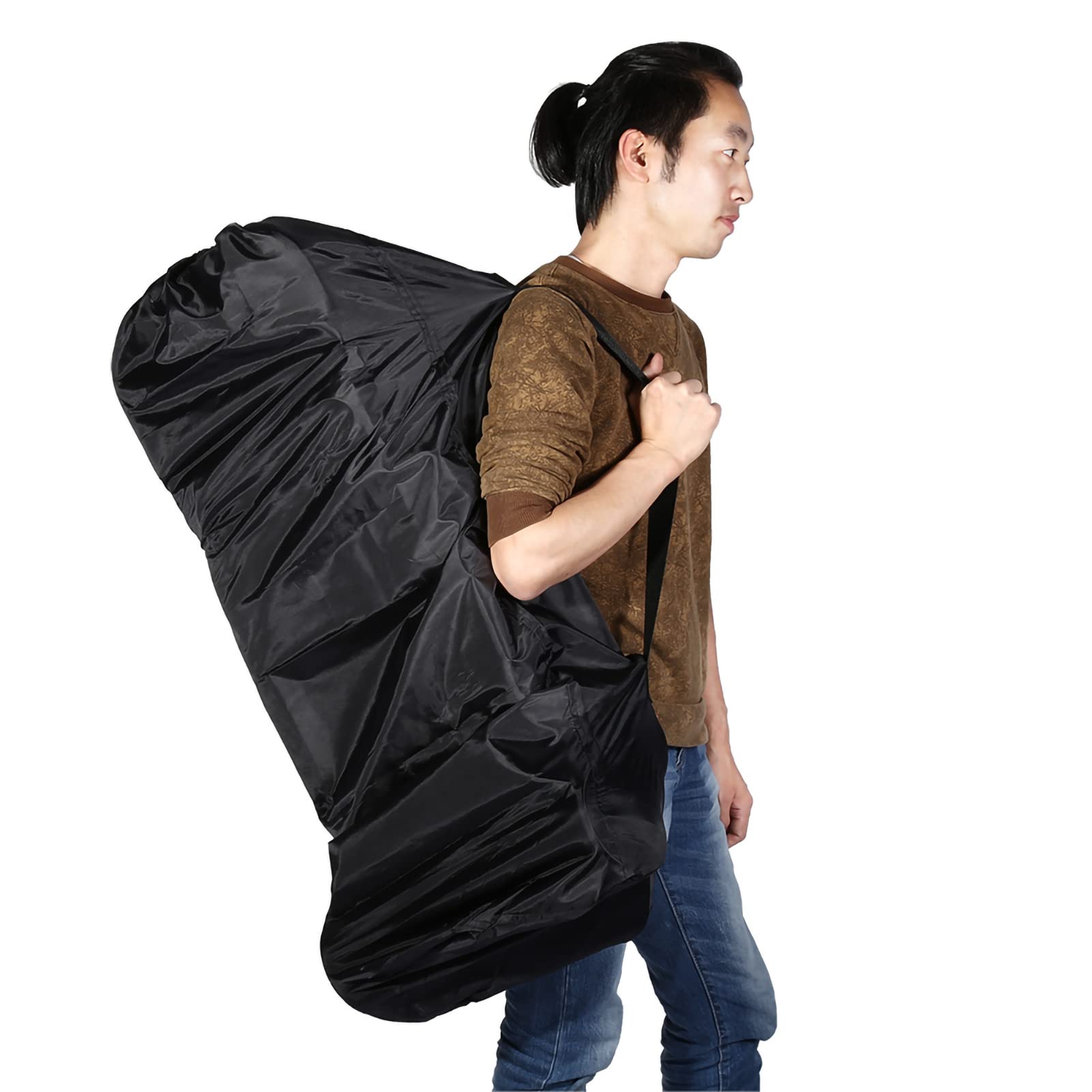 Waterproof Stroller Travel Bag - Airplane Gate Check Organizer Backpack with Shoulder Straps | Portable Pram Buggy Cover for Baby Pushchairs & Umbrella Strollers | Perfect for Air Travel, Car Trips & Daily Storage
