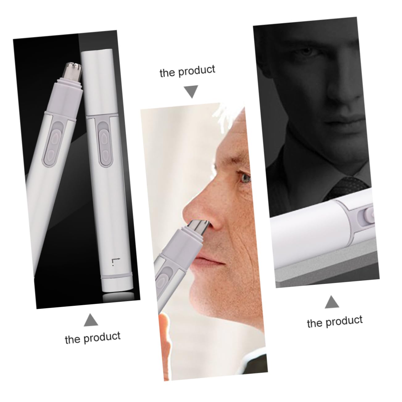 Electric Nose Hair Trimmer for Men - Portable & Waterproof Nose Hair Clipper with Precision Blades for Beard, Ear & Facial Hair Grooming - Perfect for Travel, Home & Personal Care Routine
