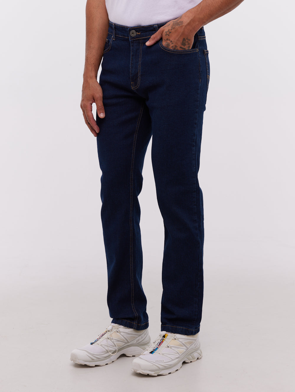 Stuart Straight Leg Jeans for Women - High Waist Slim Fit Denim Pants - Casual & Comfortable Everyday Wear for Office, Travel & Outings