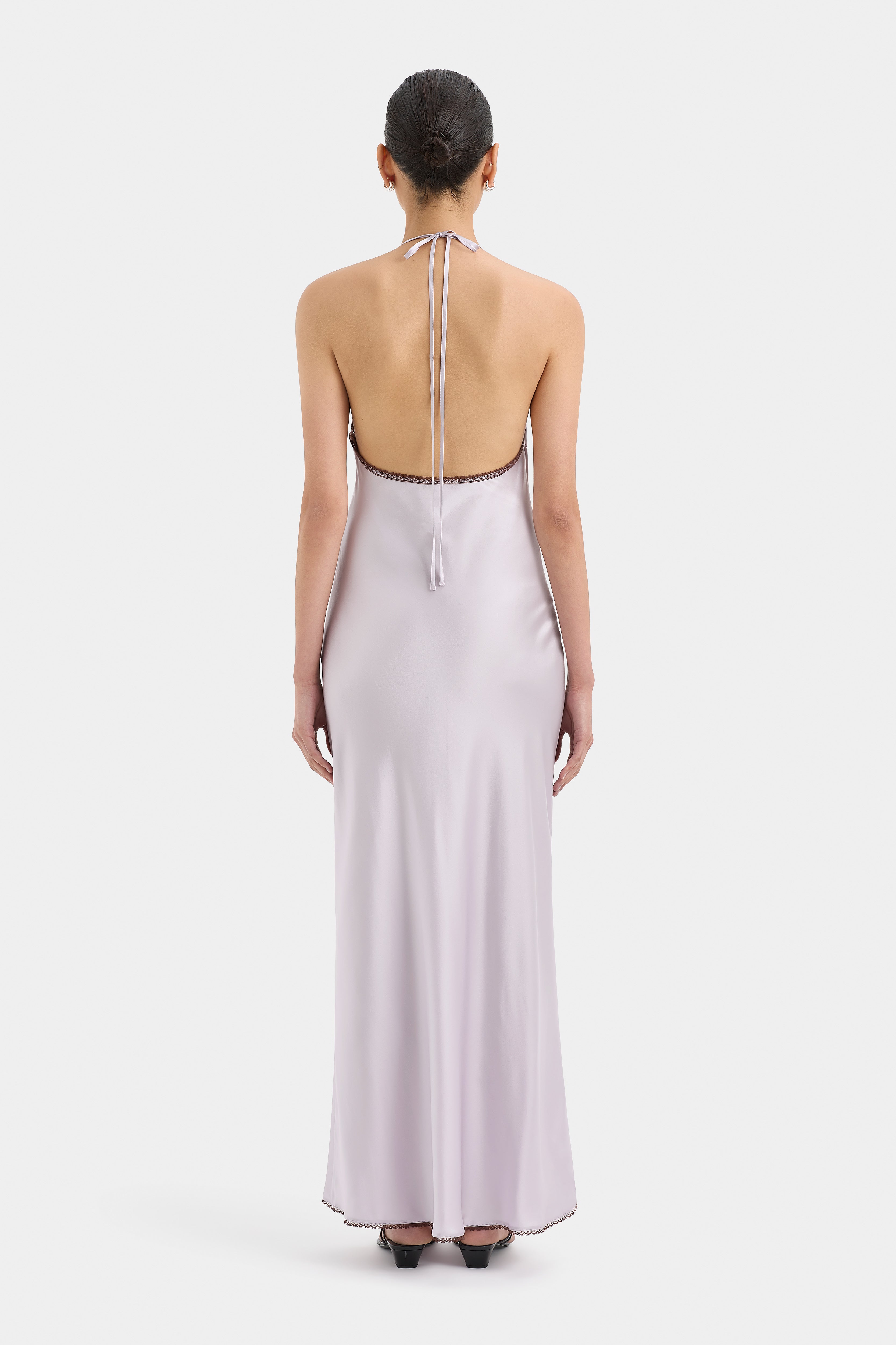 Aries Halter Gown - Elegant Women's Summer Dress for Beach, Party & Special Occasions | Flowy Chiffon Fabric with Adjustable Straps