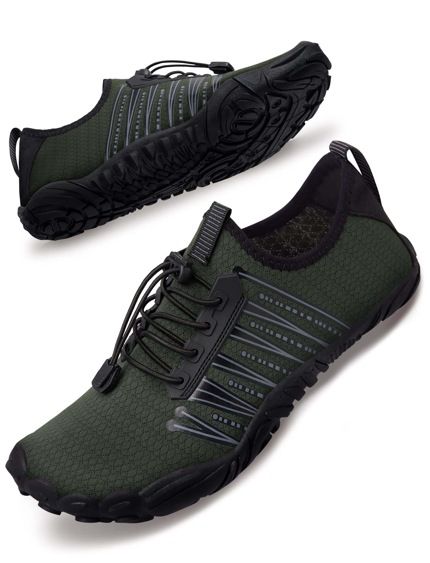 SIMARI Quick Dry Water Shoes for Men & Women - Barefoot Aqua Socks for Beach, Swimming, Surfing, Kayaking, Diving & Hiking - Lightweight Athletic Sport Shoes for Pool, Lake & River Adventures