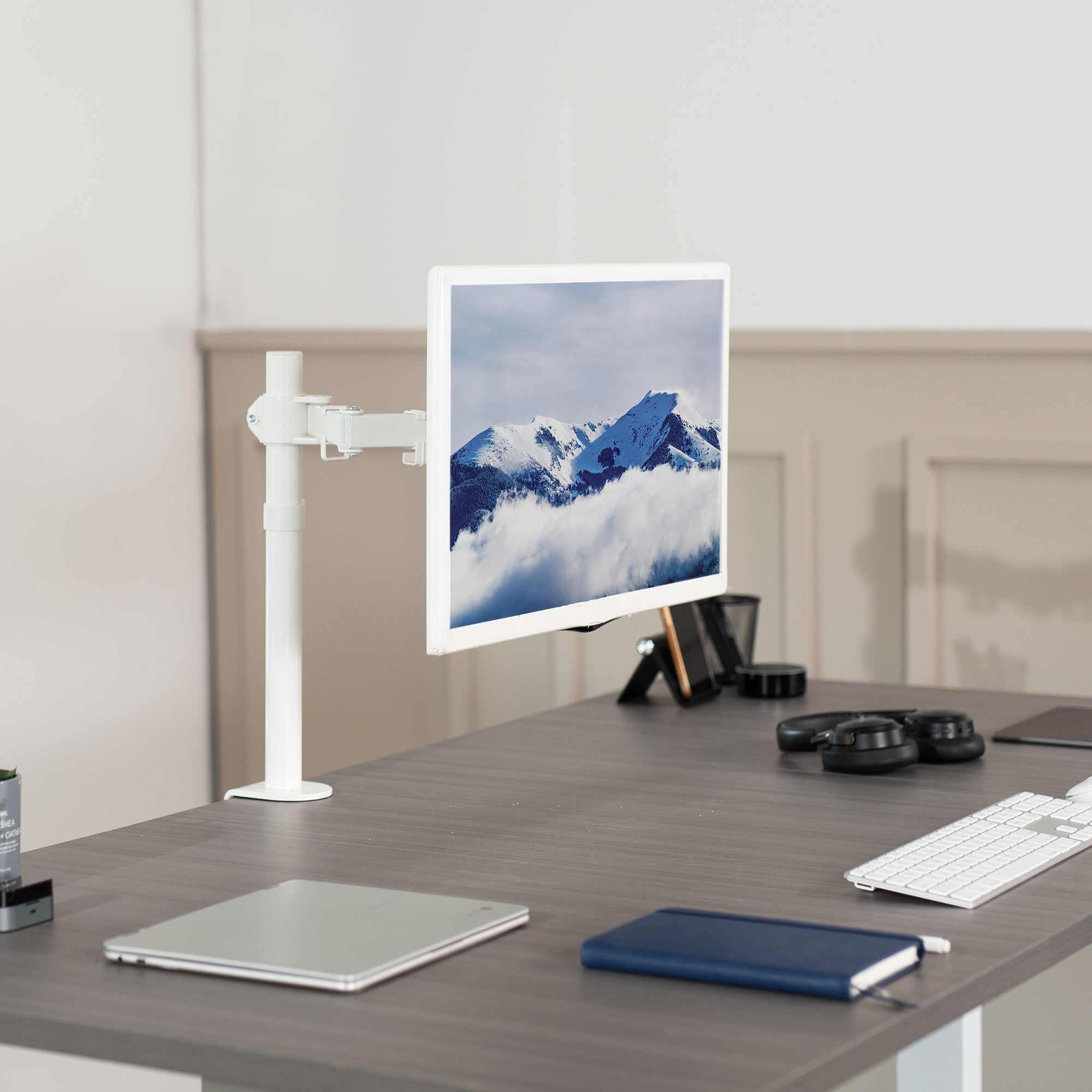 Adjustable Single Monitor Desk Mount - Holds Screens Up to 38 Inches | Perfect for Home Office, Gaming & Workspace Setup