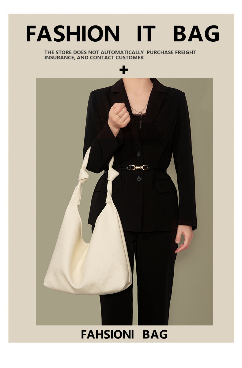 Vegan Soft Leather Tote Bag for Women - Large Capacity Shoulder Bag - Stylish Work Purse & Travel Handbag for Office, Commute & Shopping