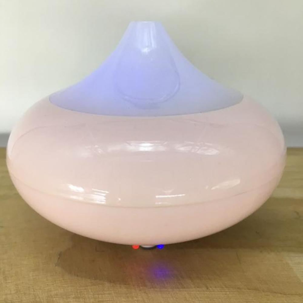 Soft Pink Aroma Diffuser with LED Lights - Perfect for Home, Office, and Yoga Relaxation