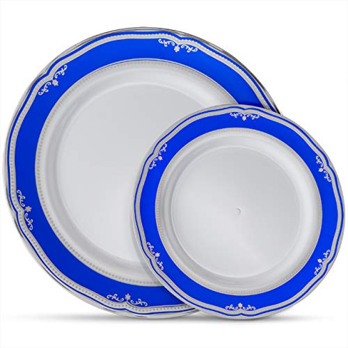 Blue & Silver