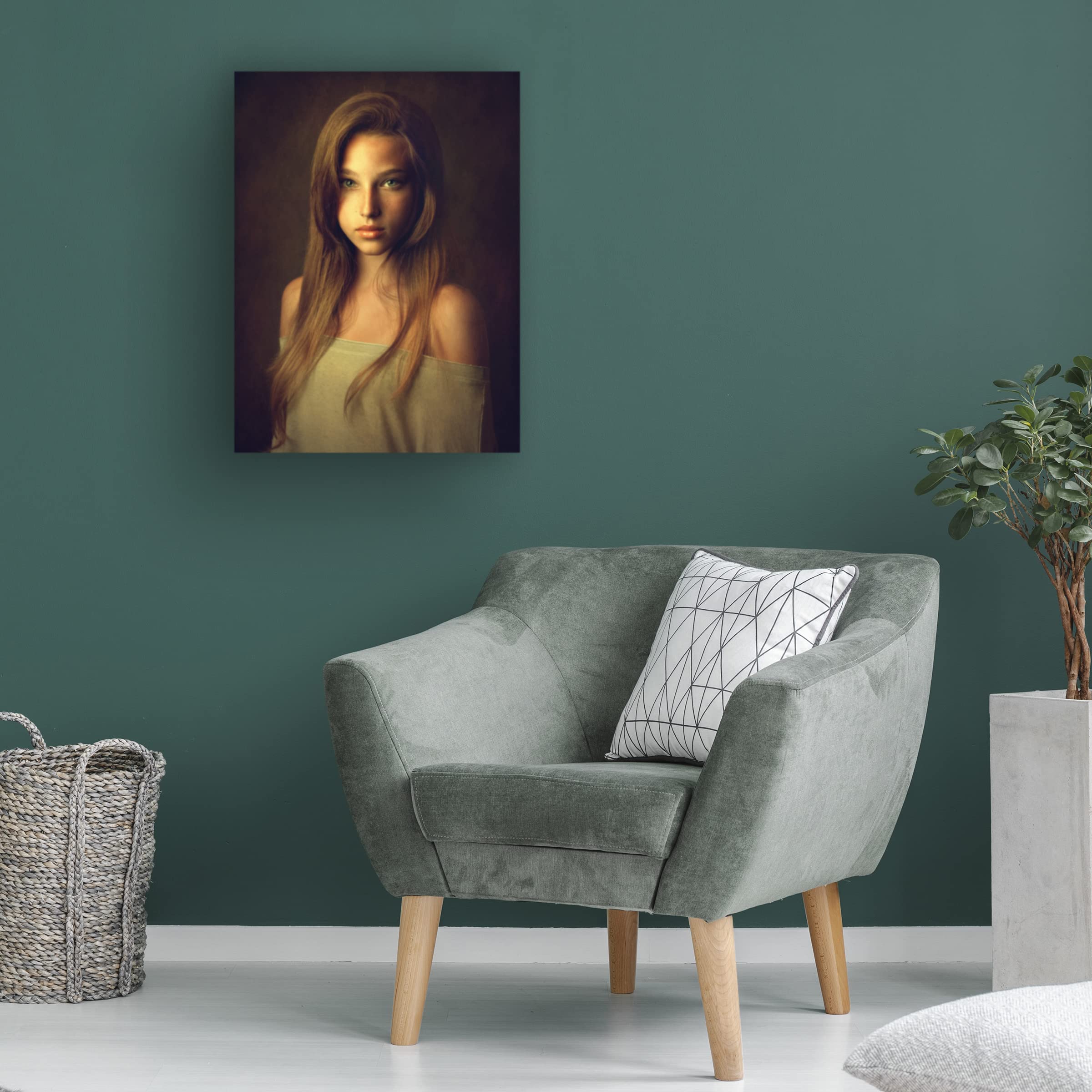 Trademark Fine Art 'Tanya' Canvas Wall Art by Zachar Rise - Elegant Home Decor for Living Room, Bedroom & Office