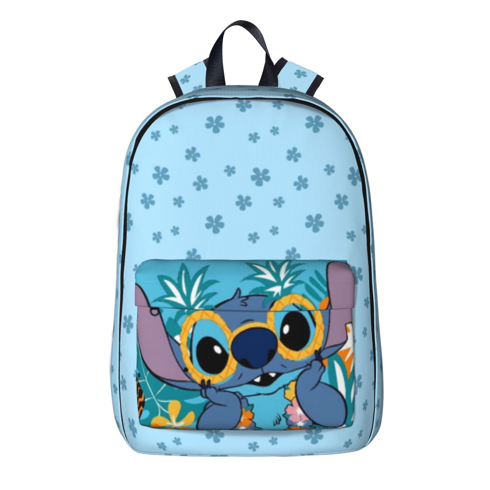 Adorable Cartoon Print Hidden Zipper Backpack - Kids Girls School Bag, Teens & Women Travel Backpack (One Size) - Perfect for School, Travel & Daily Use