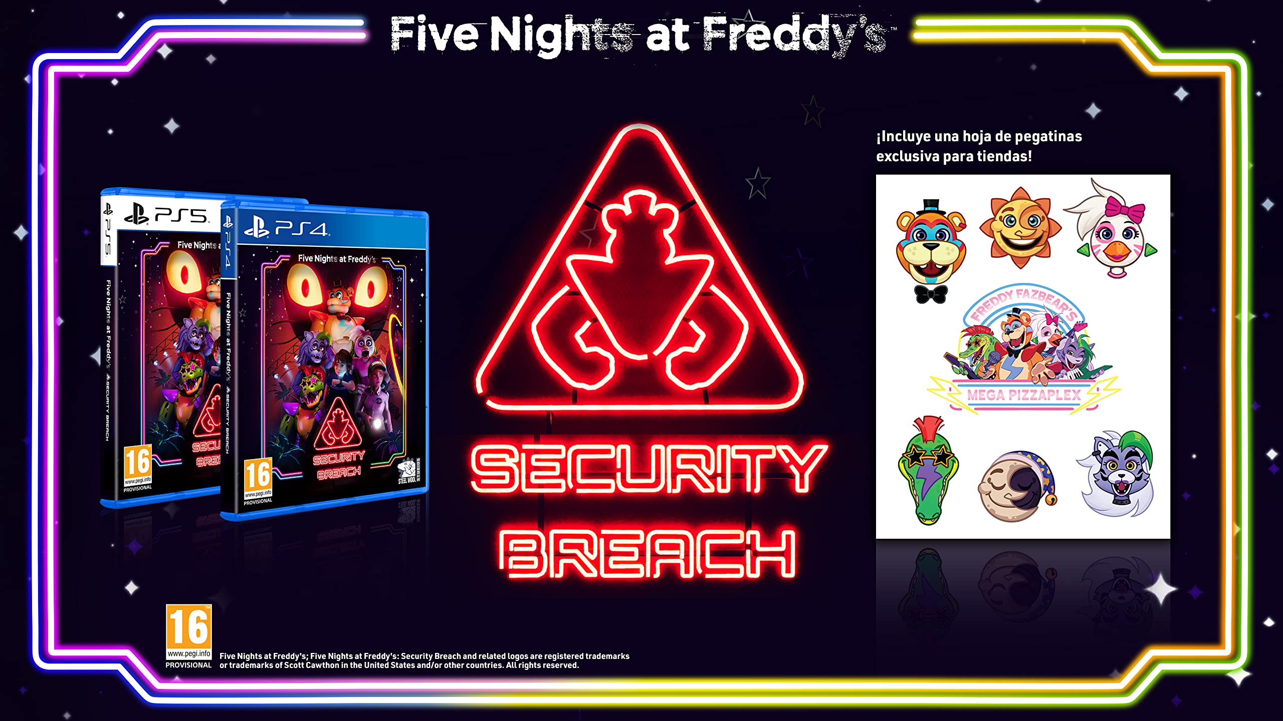 Five Nights at Freddy's: Security Breach - PlayStation 5 Game | Survival Horror Adventure for PS5 | Perfect for Horror Game Fans & Late-Night Gaming Sessions