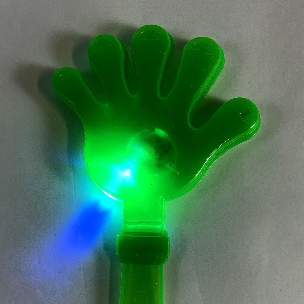 LED Flashing Hand Clap Sticks - 12 Pack | Party Favors, Cheerleading, Nightclub & Concert Accessories for Kids & Adults