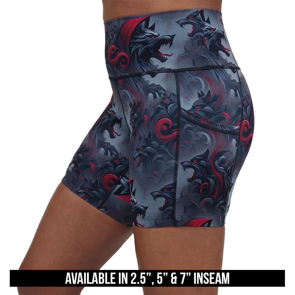 Big Bad Wolf Men's Athletic Shorts - Lightweight, Breathable & Comfortable for Running, Gym & Outdoor Activities
