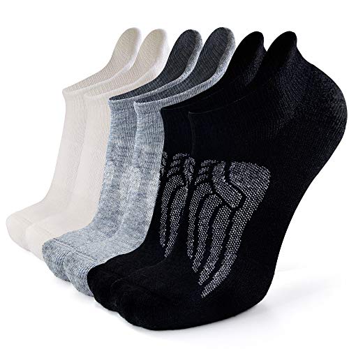 2 Pairs Black / 2 Pairs White / 2 Pairs Light Grey