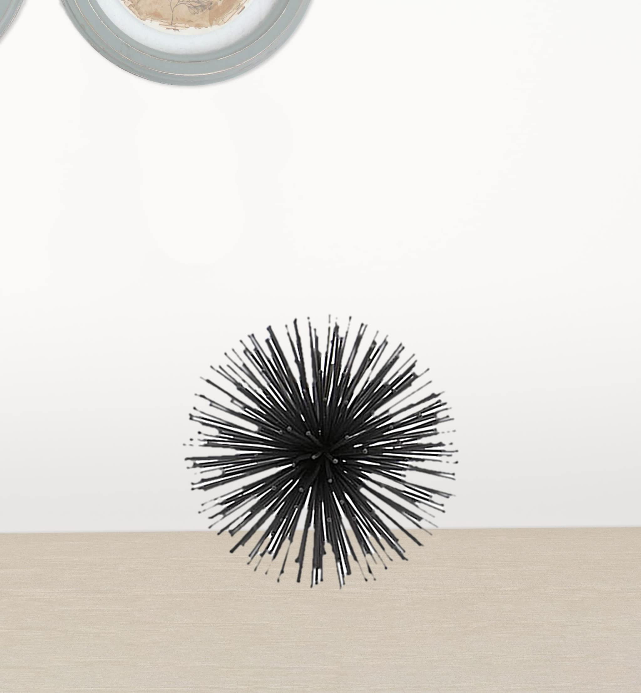 Modern Erizo Urchin Black Sphere Decor - 6