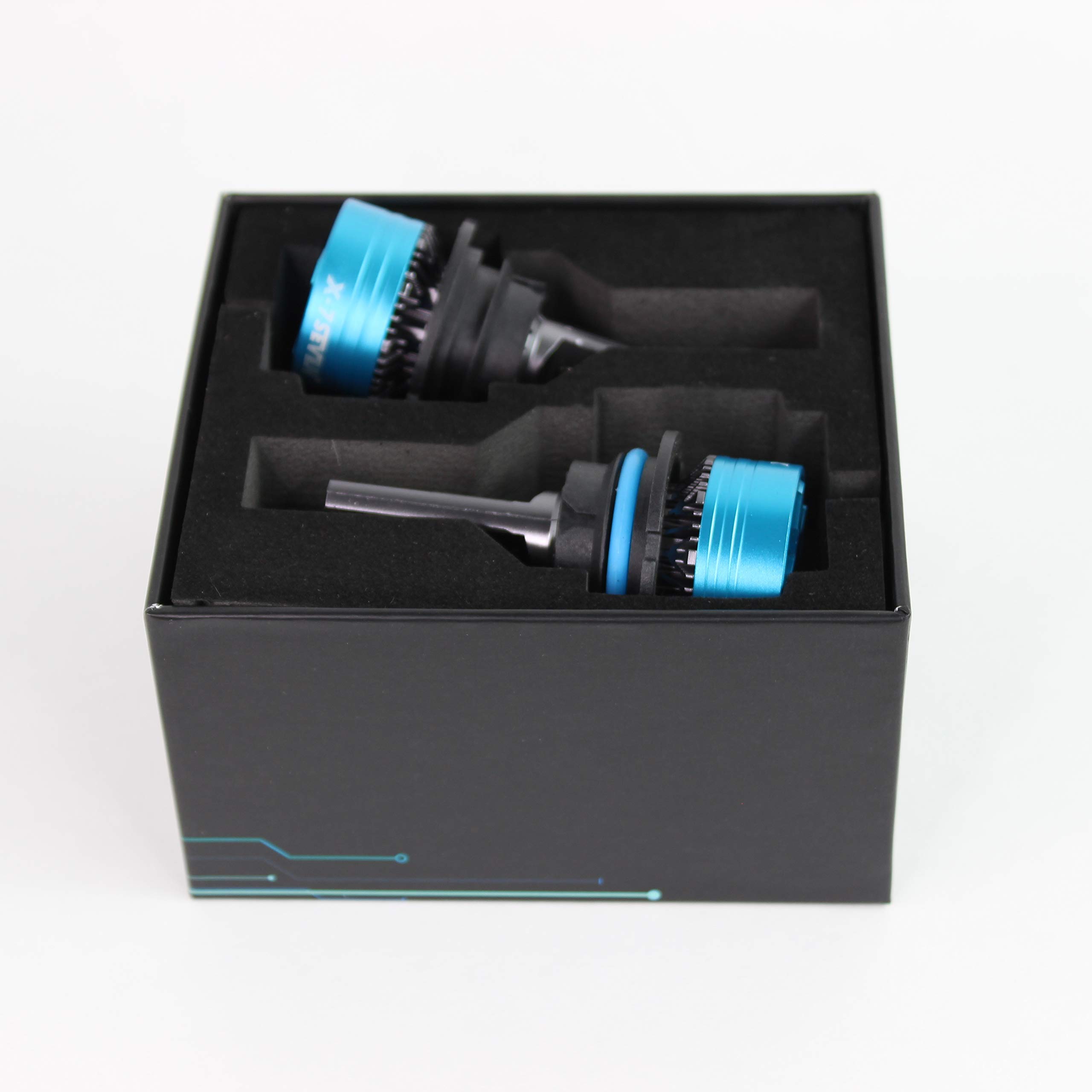 X-Apollo Series 9007 Customized CSP Chips 120W 12000LM LED Headlight Bulbs - High Brightness for Night Driving, Fog Lights, Off-Road Vehicles & Truck Headlamps