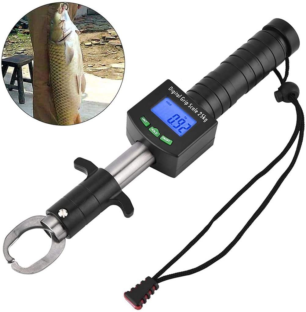 Portable Digital Luggage Scale 110lb/50kg - Hanging Hook Travel Baggage Scale with Backlit LCD Display & Ruler - Perfect for Airports, Fishing Trips, and Outdoor Adventures