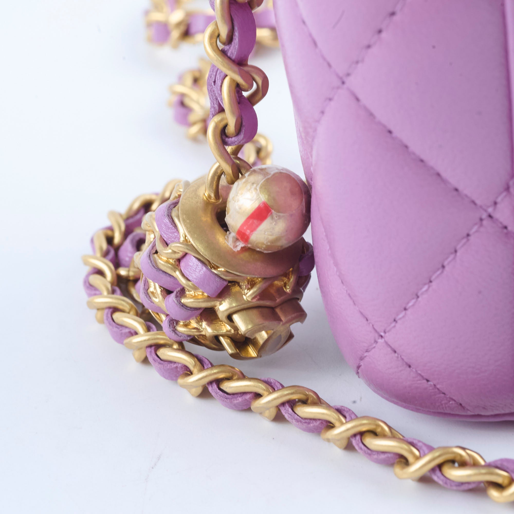 Chanel Mini Pearl Crush Vanity Case in Purple Lambskin Leather - Luxury Crossbody Bag for Women, Perfect for Evening Parties & Date Nights