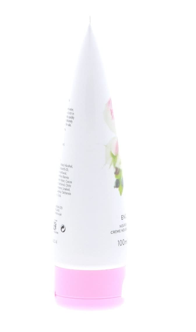 Yardley English Rose Nourishing Hand Cream 3.4 oz - Moisturizing & Hydrating for Dry Skin - Perfect for Home, Office & Travel Use