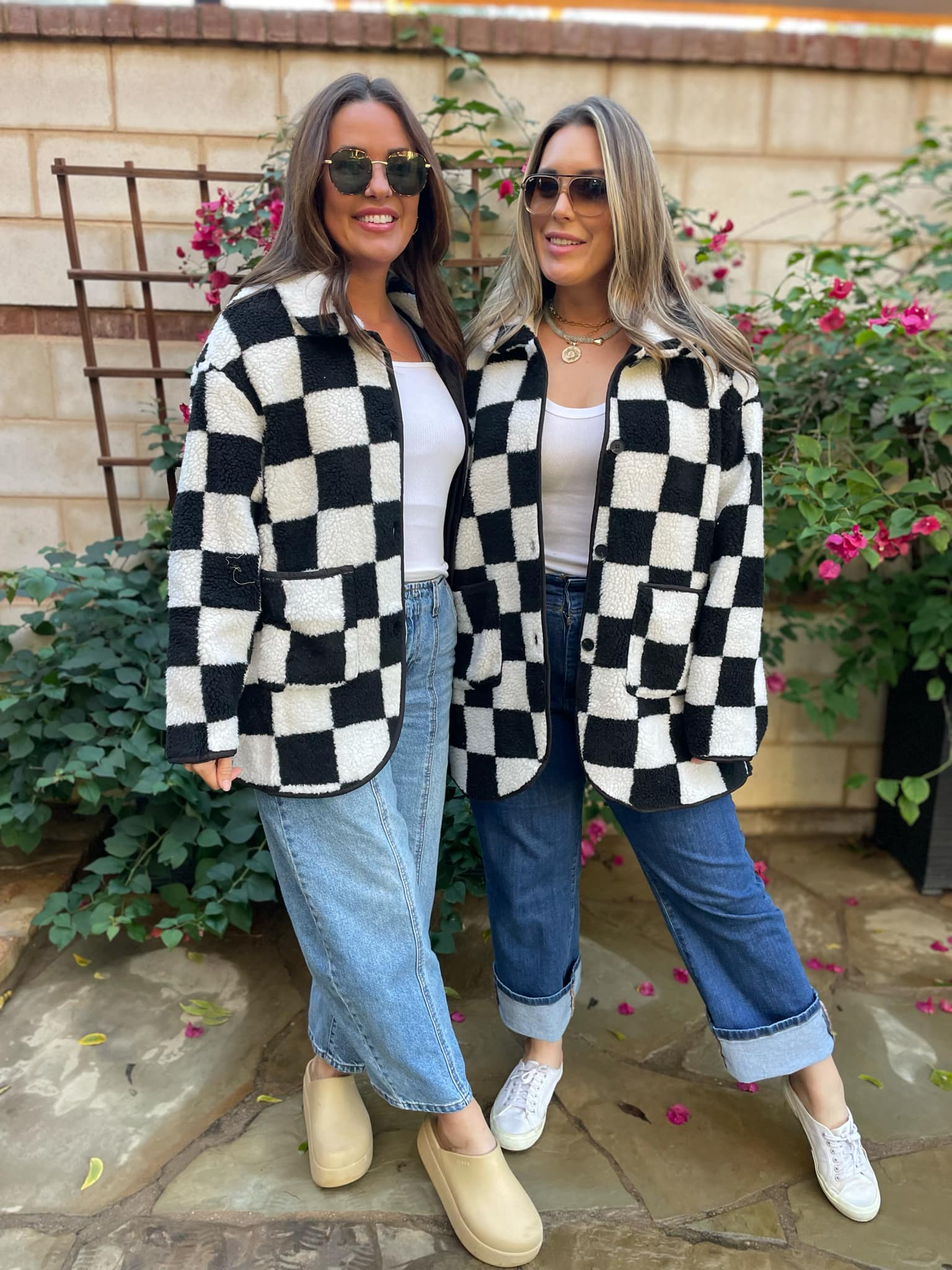 PREORDER: Checkmate Fleece Jacket - Warm & Stylish Winter Outerwear for Men & Women | Perfect for Hiking, Camping & Outdoor Adventures