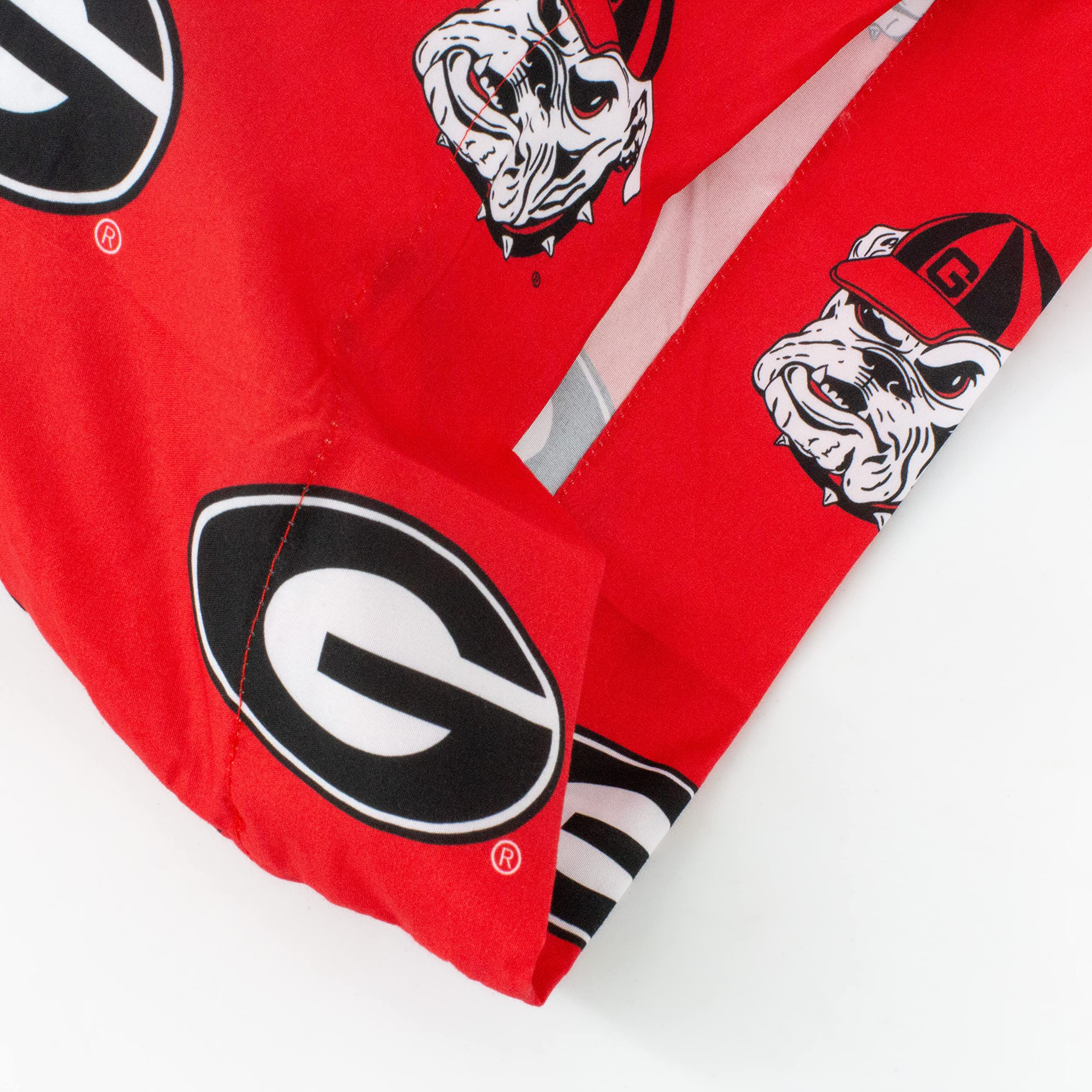 Georgia Bulldogs Red Standard Pillow Case - Officially Licensed NCAA College Team Decor for Bedroom, Dorm, Game Day & Fan Gifts