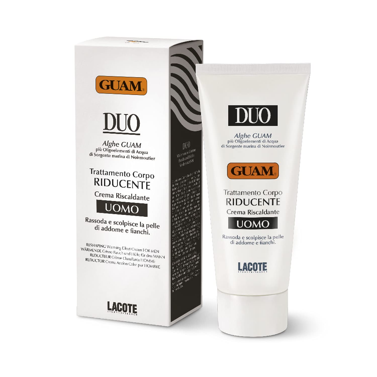 Guam Duo Cream Slimming & Body Contouring Gel - 200ml for Weight Loss & Cellulite Reduction - Perfect for Post-Workout Recovery & Spa Treatments