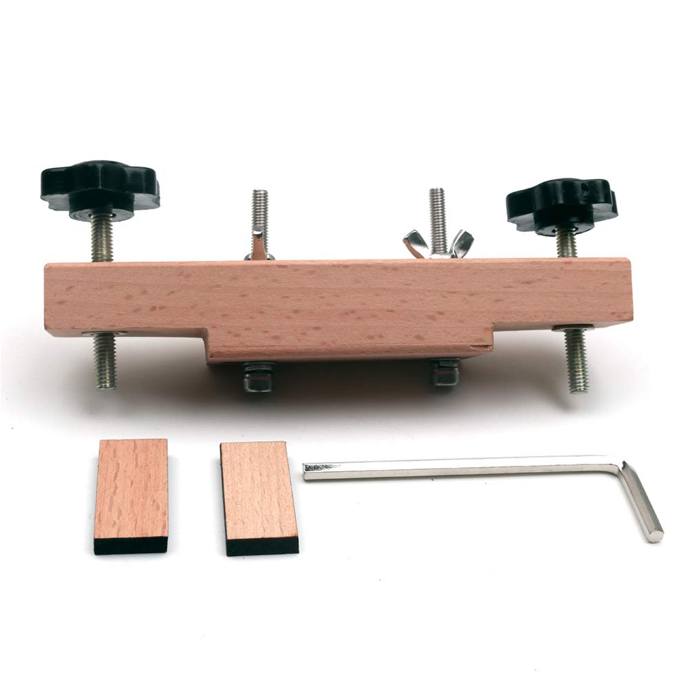 Decdeal Maple Guitar Bridge Clamp - Acoustic & Classical Guitar Repair Tool for Easy Installation - Perfect for Guitar Maintenance, Bridge Fixing & DIY Repairs