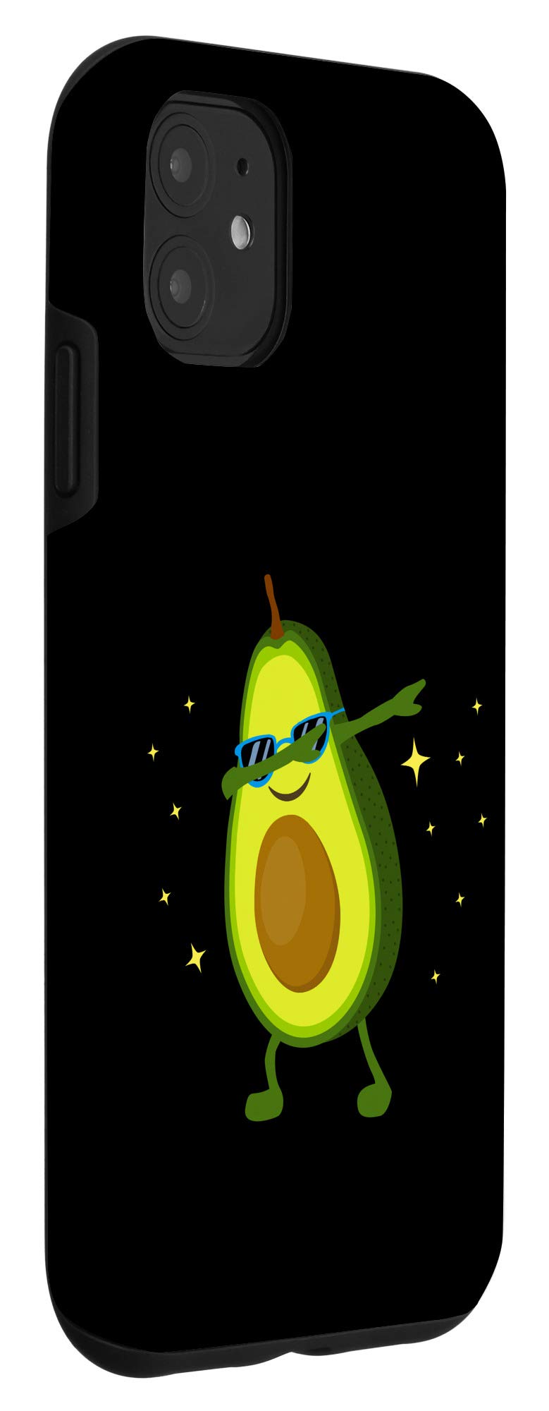 Funny Avocado Dabbing iPhone 11 Case - Cute Vegan Protective Cover for iPhone 11 - Perfect for Everyday Use, Gifts & Avocado Lovers