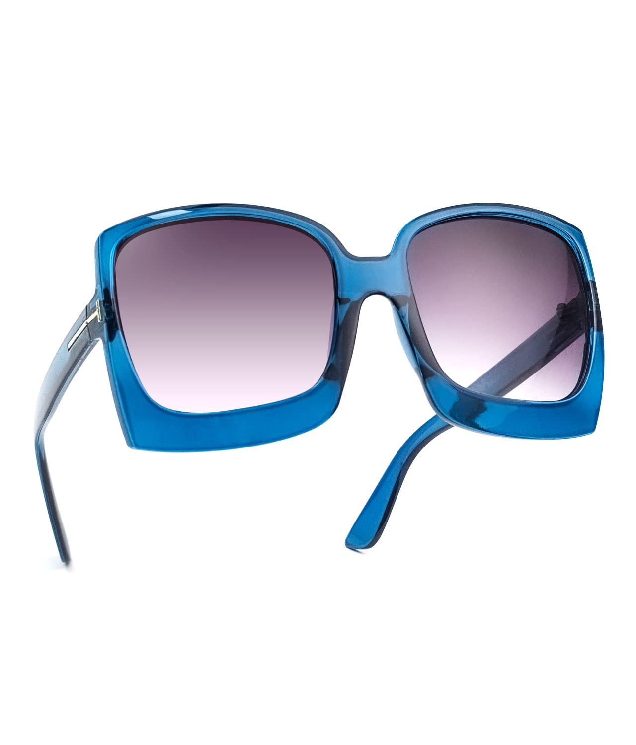 Trendy Women's Oversized Square Sunglasses - Retro Leopard Print Large Frame UV400 Protection Sun Glasses for Women | Perfect for Beach, Driving & Fashion Accessories
