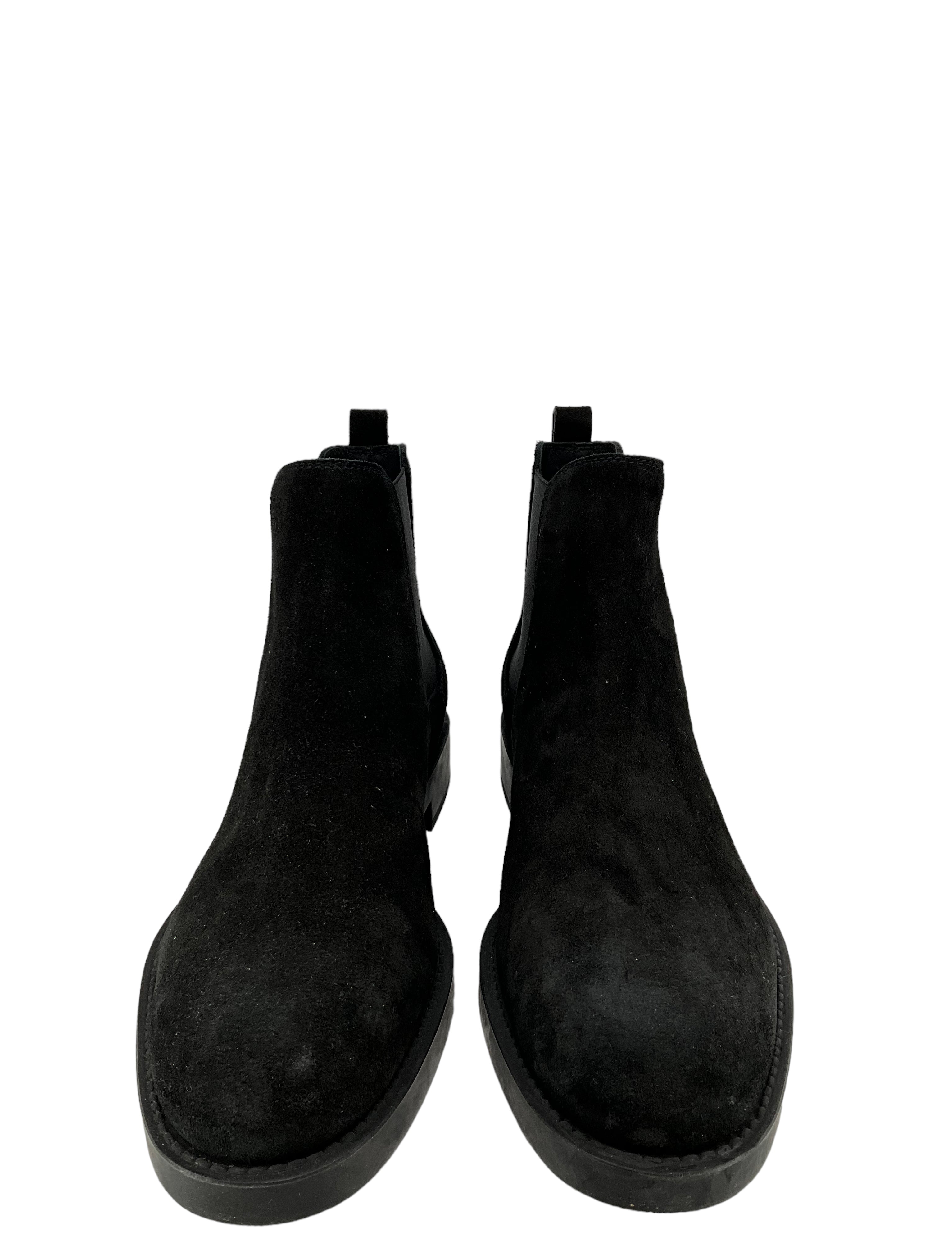 Tod's Black Suede Chelsea Boots for Women Size 7.5 | Comfortable & Stylish Ankle Boots for Casual Outfits & Office Wear