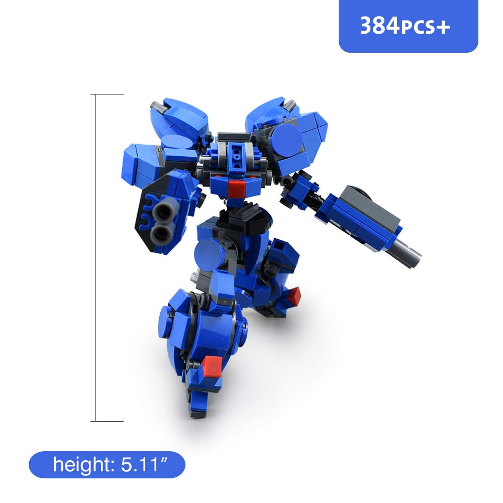 Original Series Star Fire MOC Frame Mech Building Blocks Robot 384 Parts - STEM Educational Toy for Kids & Adults, Creative DIY Construction Set for Collectors and Display