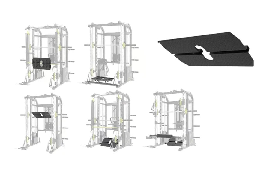 Warrior 701 All-in-One Power Rack with Smith Machine & Cable Crossover - Multi-Functional Home Gym Equipment for Strength Training & Fitness - Perfect for Home Workouts & Garage Gyms (Summer Sale)