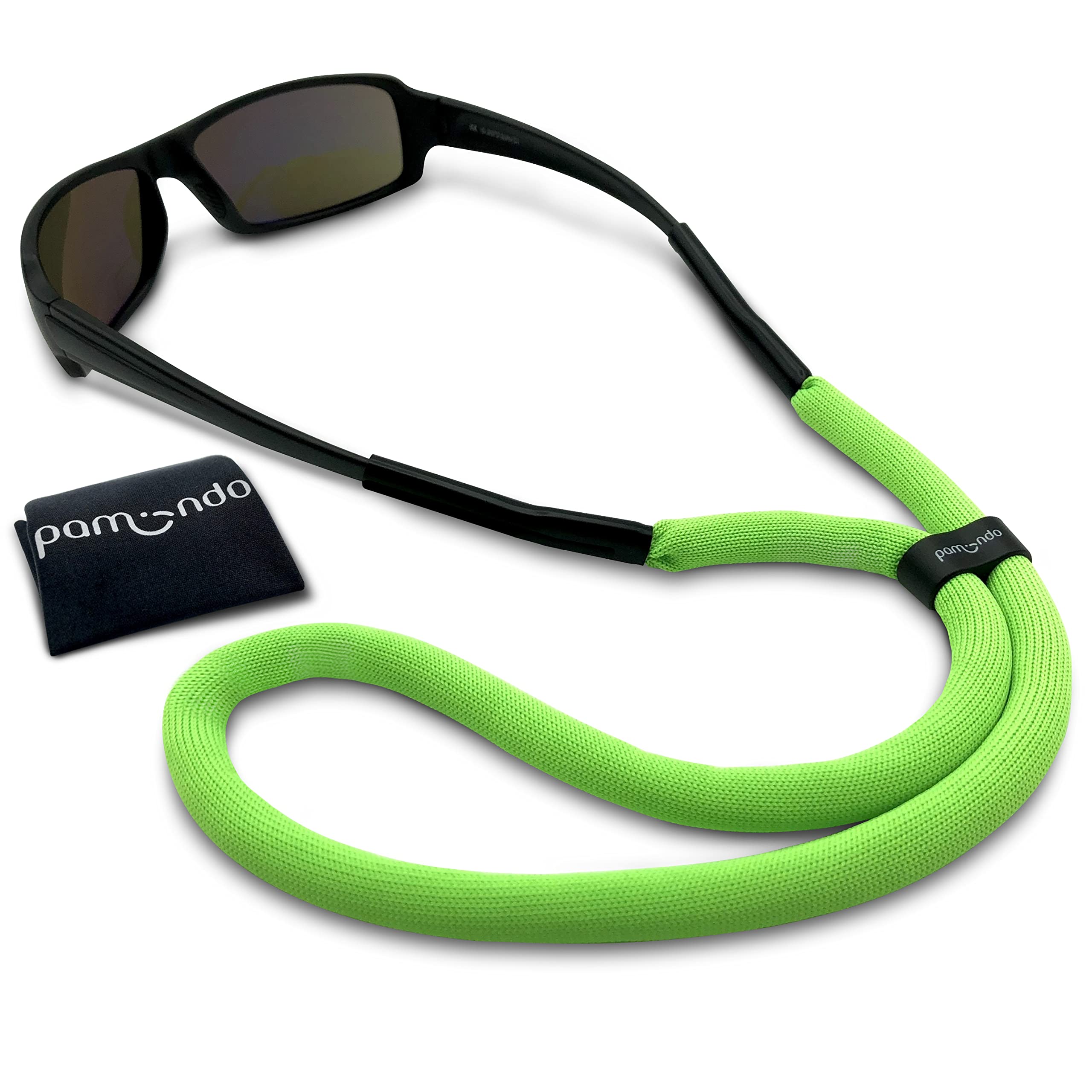 Pamindo® Floating Glasses Strap for Water Sports & Swimming - Adjustable Eyewear Retainer for Men, Women & Kids - Secure Fit for Surfing, Snorkeling & Beach Activities