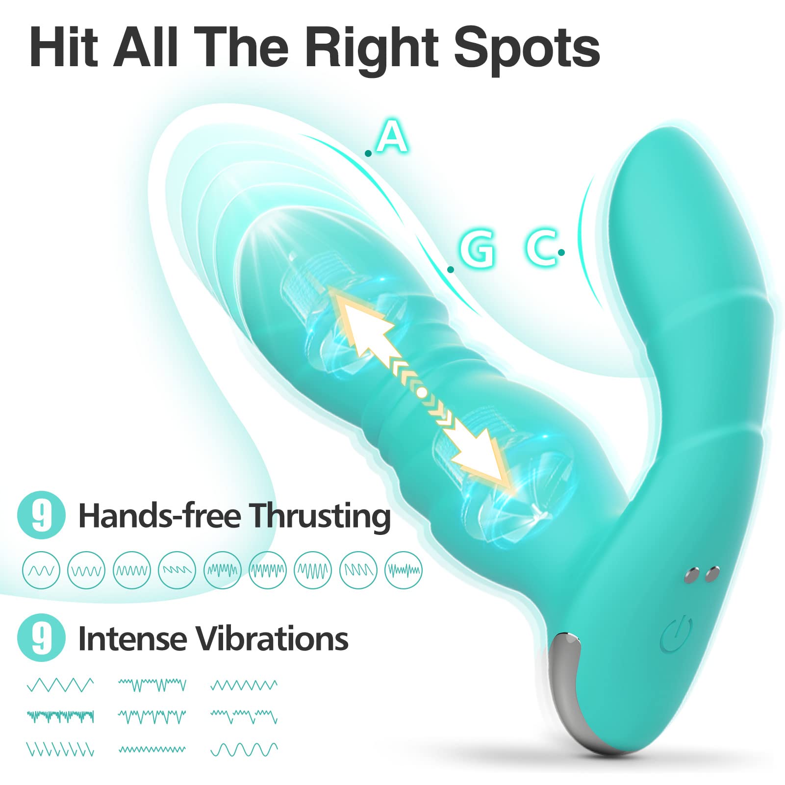 **Wearable Thrusting Dildo for Women - App & Remote Control Vibrator with 9 Powerful Modes, Strapless Strap-On & Clitoral Stimulation - Best Adult Sex Toys for Couples & Solo Play - Perfect for Public Play & Roleplay**