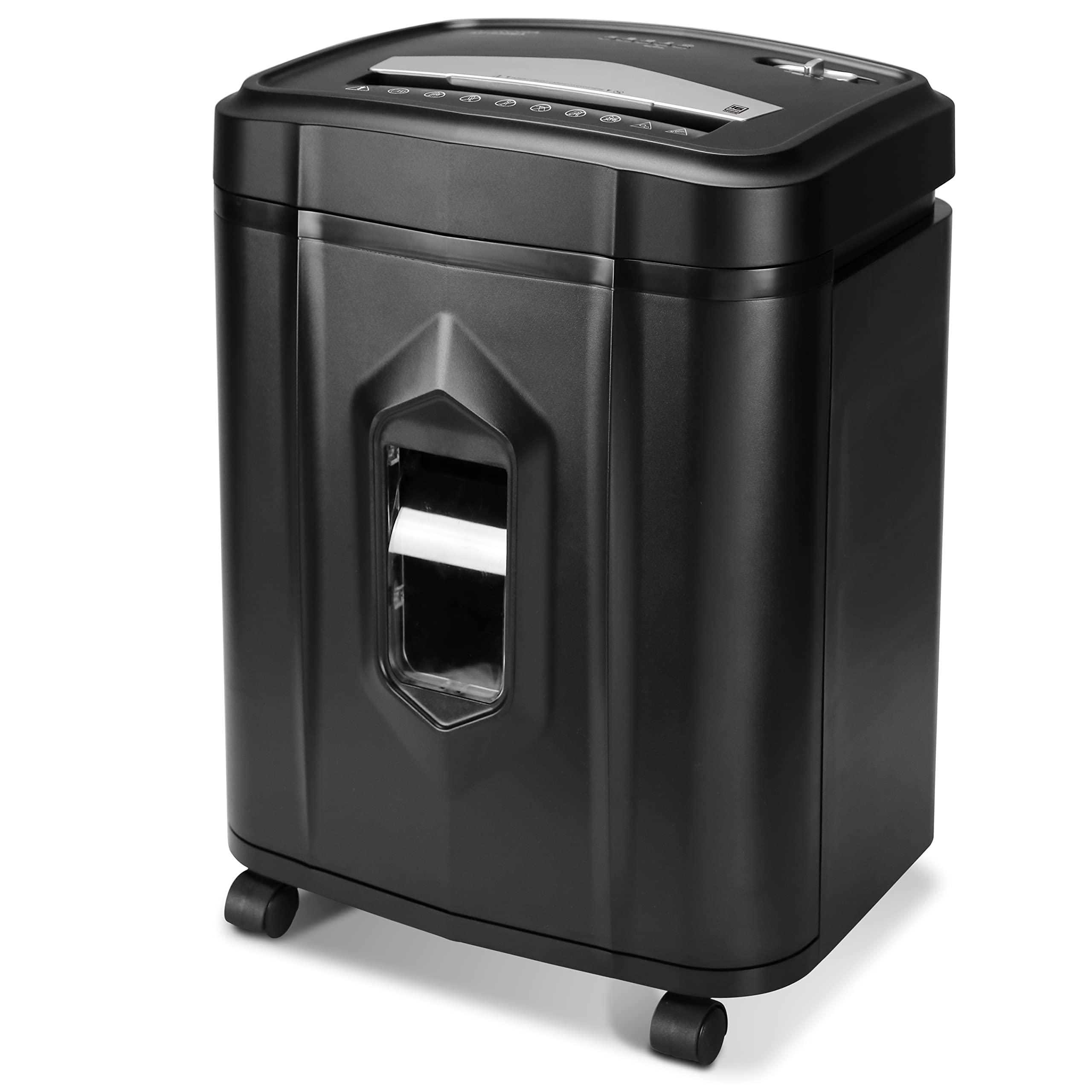 Aurora AU1630MA 16-Sheet Micro-Cut Paper Shredder with CD/Credit Card Slot - Anti-Jam Technology, 10-Min Continuous Runtime - Ideal for Home Office & Small Business Document Security