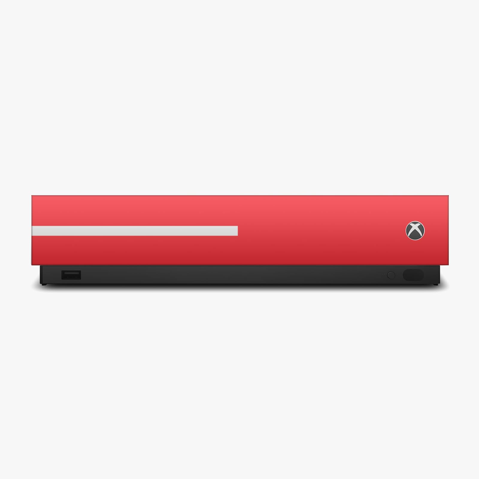 Official Arsenal FC Red & Gold Logo Vinyl Skin Sticker Bundle - Compatible with Xbox One S Console & Controller - Perfect for Gaming, Decor, and Showcasing Team Pride