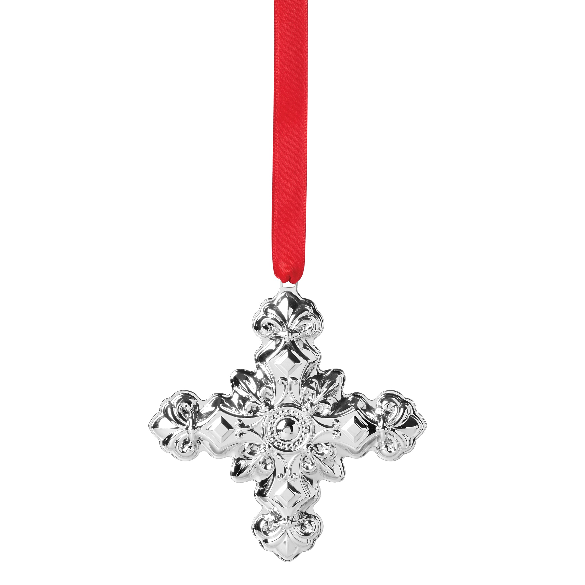 2024 54th Annual Christmas Cross Sterling Silver Ornament – Elegant Holiday Decoration for Tree, Gift & Home Décor | Perfect for Christmas Celebrations & Festive Gatherings