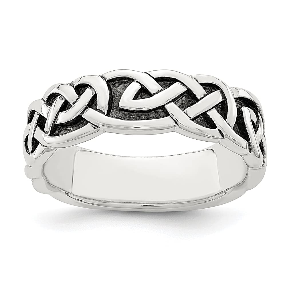 925 Sterling Silver Irish Claddagh Celtic Knot Wedding Ring Band for Women - Elegant Celtic Jewelry, Perfect Gift for Her - Ideal for Weddings, Anniversaries & Special Occasions