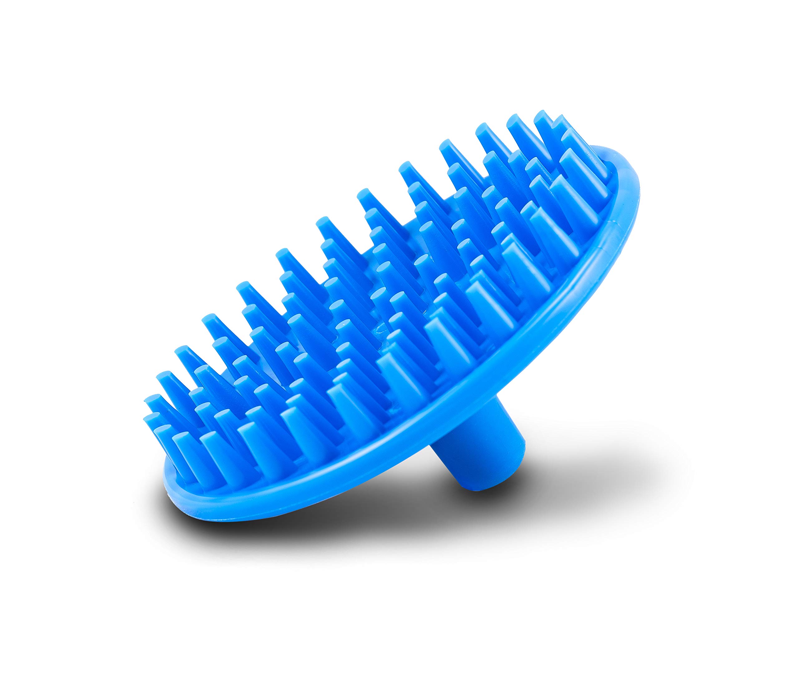BarberMate Campbell's Shampoo Brush & Scalp Massager - Blue | Gentle Exfoliating & Hair Growth Stimulation | Perfect for Men's Grooming & Salon Use