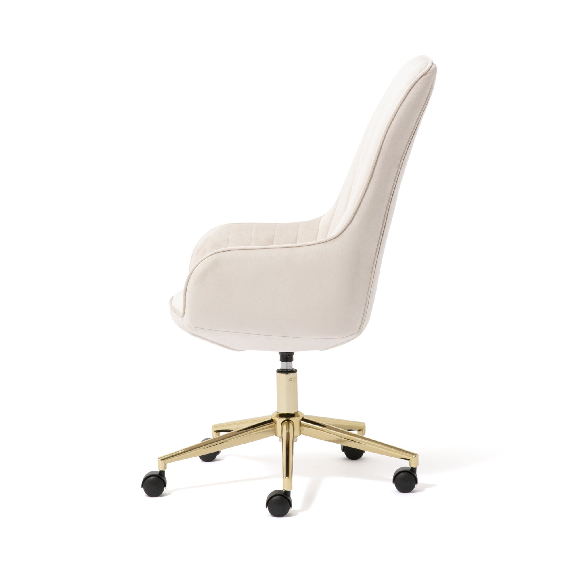Eldorado High Back Office Chair - Ergonomic Desk Chair with Adjustable Height 660x700x980mm, Light Beige - Perfect for Home Office, Gaming & Study