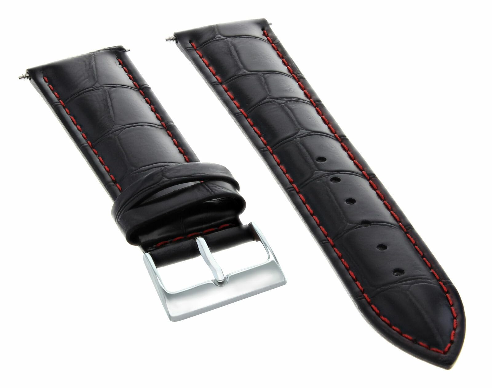 23mm Genuine Leather Watch Band Replacement Strap for Citizen Eco-Drive - Durable Comfortable Watch Accessory for Men & Women - Perfect for Business, Casual & Everyday Wear