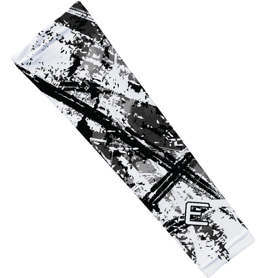 Wicked White Arm Sleeves - UV Protection & Cooling Compression Sleeves for Outdoor Sports, Basketball, Running & Cycling - Sun Guard for Men & Women
