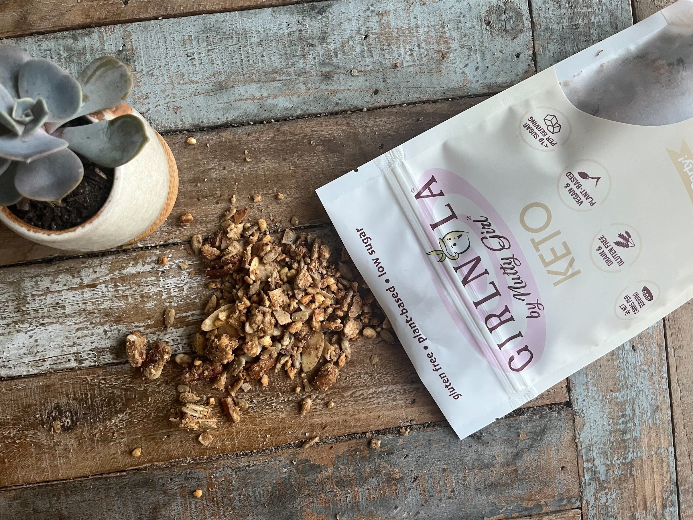 Low Sugar Low Carb Granola Cereal with Peanut Butter - Keto Friendly Nutty Girl Girlnola® (10 Lbs) | Perfect for Breakfast, Snacks & Keto Diet Meal Prep
