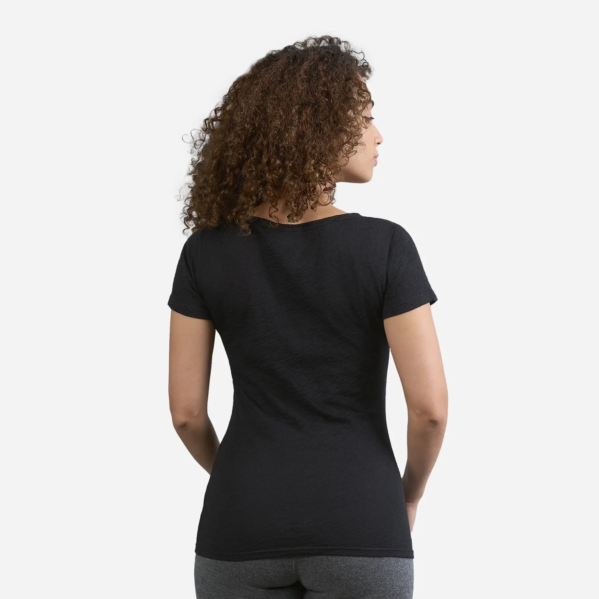 Ultralight Women's Alpaca Wool T-Shirt - 160 GSM Soft Crew Neck Tee for Travel, Hiking & Everyday Comfort