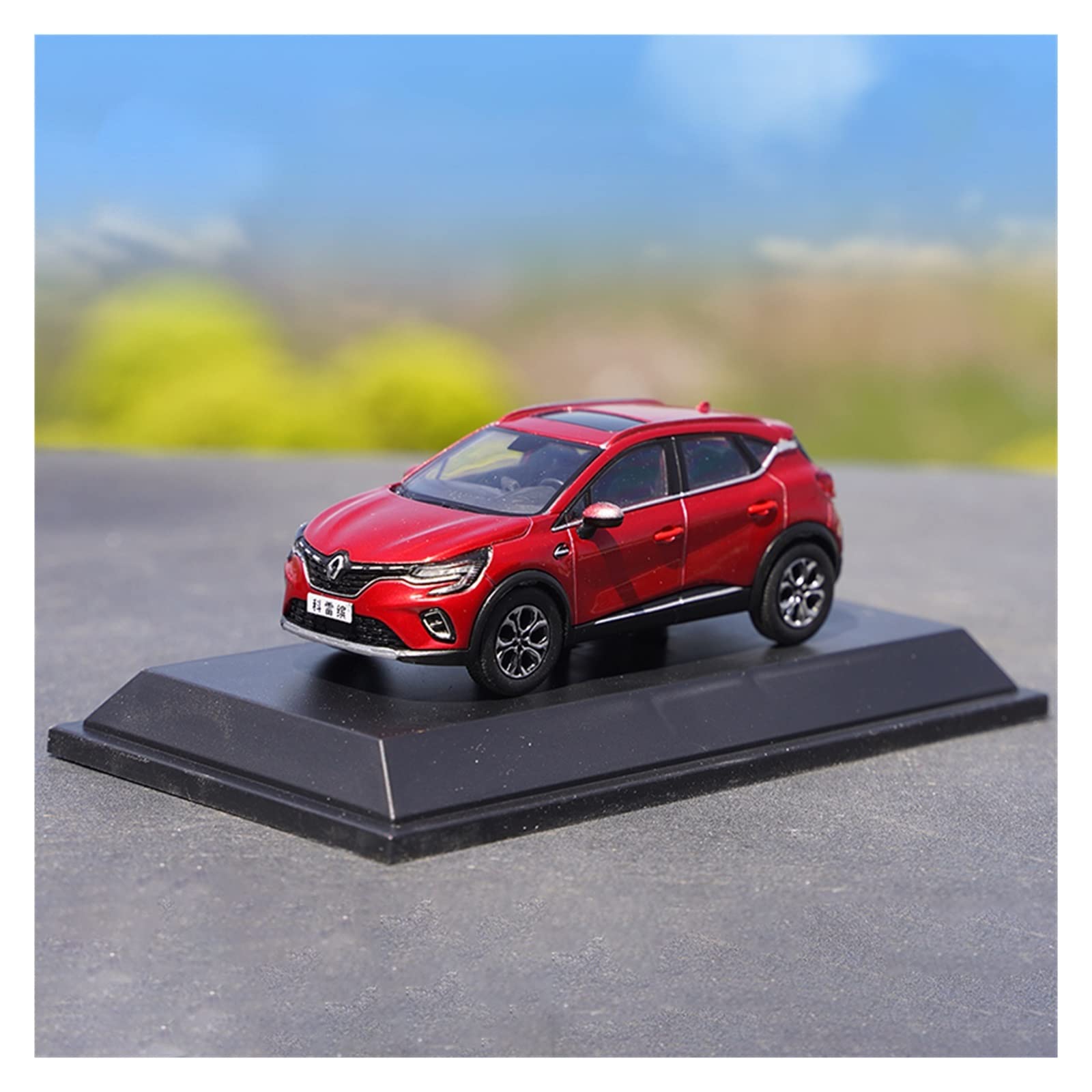 1/43 Scale Alloy Die Cast Renault CAPTUR SUV Model Car - Red Collectible Toy for Boys, Car Enthusiasts & Party Gifts | Perfect for Display, Collection & Birthday Presents