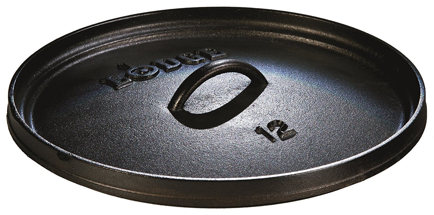 Lodge 8 Quart Pre-Seasoned Cast Iron Dutch Oven with Lid - Heavy Duty Camping Cookware for Oven, Stove, Grill & Campfire - Perfect for Stews, Bread Baking & Outdoor Cooking - Black
